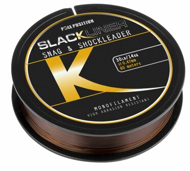 Slackliner Snag &amp; Chock Leader Monofilament 80M Pole Position